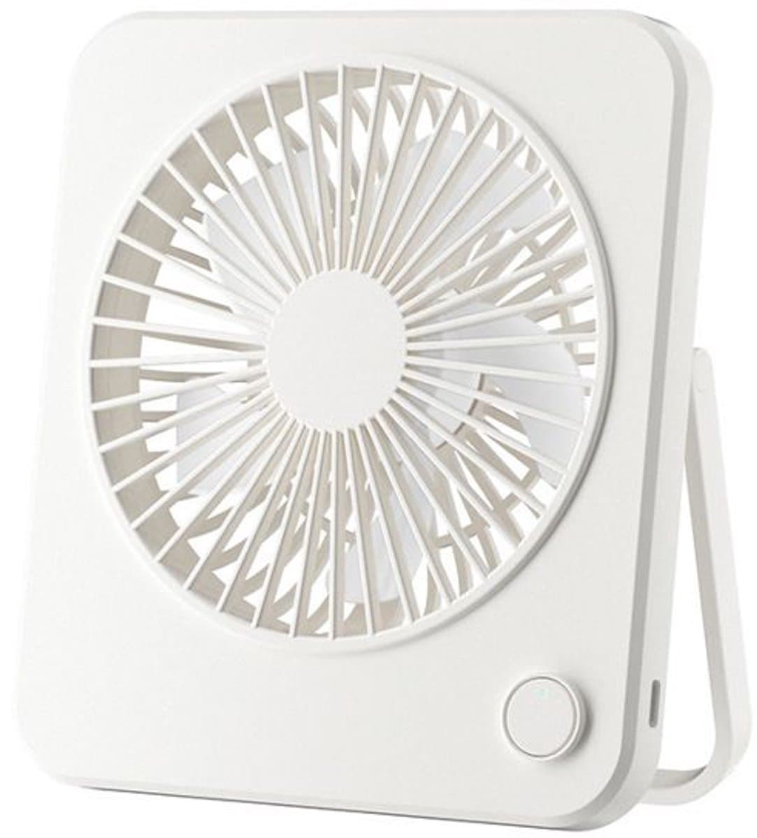 Mini draagbare, stille bureauventilator, geschikt voor slaapkamers, bureaus, computers, thuis, op kantoor of op reis - Wit — afbeelding 1