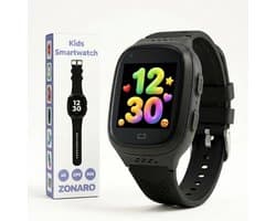 Zonaro GPS Horloge Kind – Smartwatch Kinderen met Simkaart – Kinderhorloge Jongen Meisje – GPS Tracker Kind – Smartwatch Kids met SOS Knop – Kinder Smartwatch Waterdicht