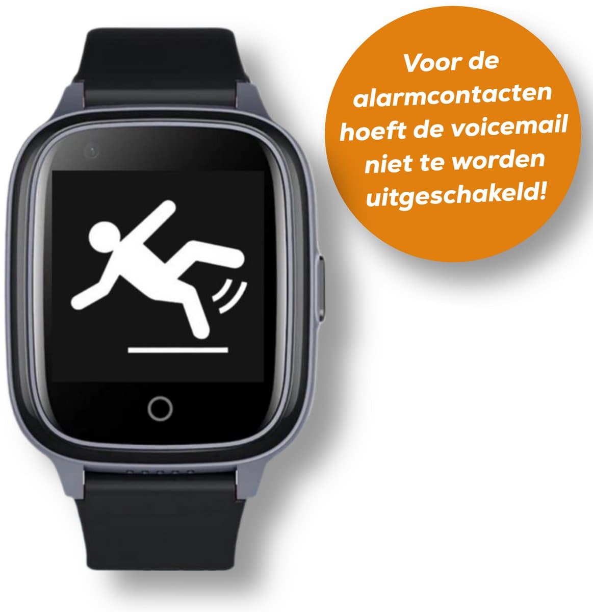 Wiesba® WB32A - GPS Horloge Senior - GPS Horloge voor Ouderen - Persoonlijke alarmen - alarm horloge ouderen - GPS Horloge Alzheimer - Valdetectie - Personenalarmering met SOS knop Alarmknop - Persoonlijk alarm — afbeelding 1