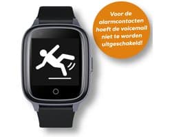 Wiesba® WB32A - GPS Horloge Senior - GPS Horloge voor Ouderen - Persoonlijke alarmen - alarm horloge ouderen - GPS Horloge Alzheimer - Valdetectie - Personenalarmering met SOS knop Alarmknop - Persoonlijk alarm