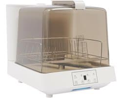 Draagbare vaatwasser - Compacte tafelmodel - Keuken opruimen - Automatische 360° reiniging - 20 Koppen capaciteit - Wit bruin
