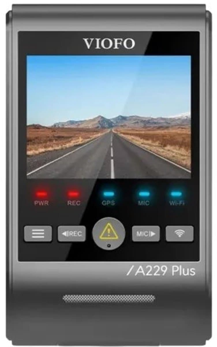 VIOFO A229 Plus 1CH - Dashcam - 2K Quad HD Sony STARVIS 2 - GPS - 5GHz WiFi - HDR Nachtzicht - Parkeermodus - Spraakbediening — afbeelding 1
