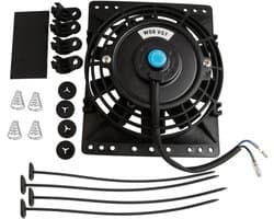Oliekoeler Radiator - Universele Ventilator - Motor Koeling - Slank Ontwerp - 6 Inch - Zwart
