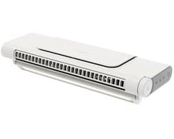 Allero Draagbare Ventilator - Bedventilator - Laag Geluidsniveau - Wit - 2000 mAh - USB - Multifunctioneel - Tafel Ventilator