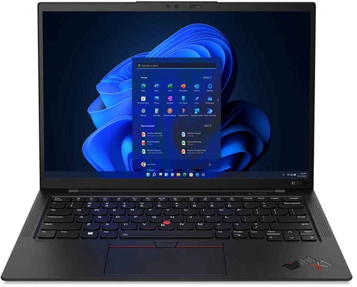 Lenovo ThinkPad X1 Carbon Gen 10 | Intel Core i7 | Intel Iris Xe Graphics | 35.6 (14″) | 256 GB SSD | 16 GB DDR4 | US | WiFi | Windows 11 Pro — afbeelding 1