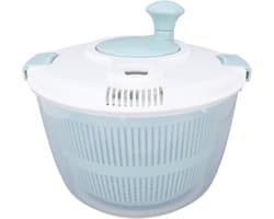 Salade Spinner Kom - Groente Droger - Snel Salades Maken - Multifunctioneel Ontwerp - 5L Capaciteit - Blauw