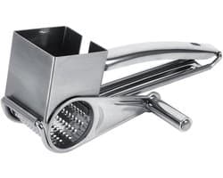 Keukenmachine Rasp - Keukengereedschap - Eten Bereiden - Roestvrij Staal - 20 cm - Zilver