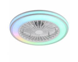 Jensaro Plafondventilator met Verlichting RGB – 60W – Met Afstandsbediening & App – 6 Snelheden – Stil – Bluetooth – Dimbaar