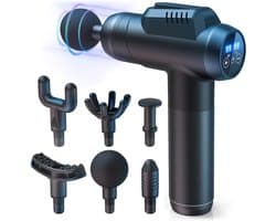 MIVRAY Massageapparaten - Massage Gun - Spiermassage - Instelbare Snelheid - Spierontspanning - Zwart