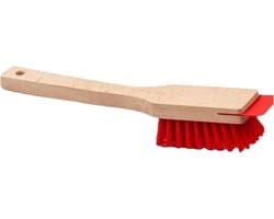 Grasmaaier Schraper - Onderhoudsborstel - Gazon Onderhoud - Lange Greep - 40.5 cm - Houten