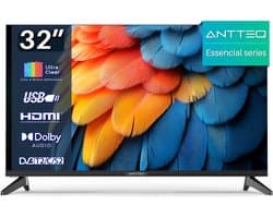 ANTTEQ E32-AH1.Q1L - 32 Inch LED TV (81 cm) - HD Ready - Hotelmodus & Triple Tuner