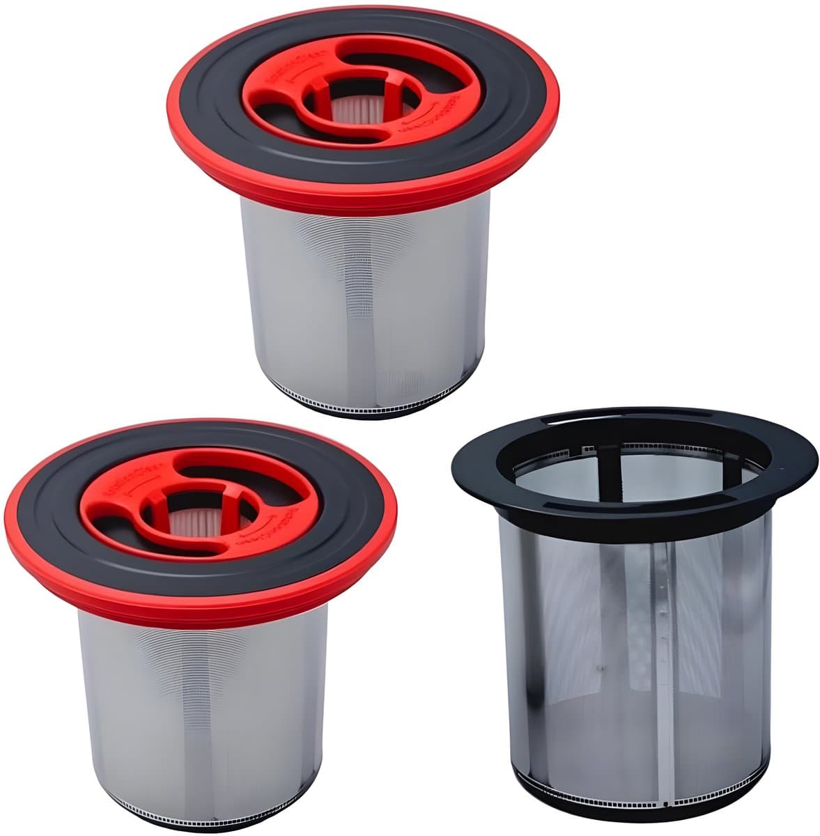 Vervangingsfilter 12040193 - geschikt voor Bosch voor Unlimited Series-7 draadloze stofzuiger BKS711XXL, BBS711W, wasbaar roestvrijstalen microfleece hoofdfilter - wasbaar RVS HEPA-filter — afbeelding 1