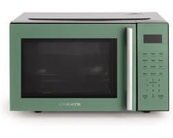 Magnetron met Grillfunctie en Ovenfunctie - 23L Inhoud - 10 Programma's - Groen