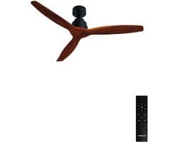 CREATE - Stille plafondventilator van 40 W met technische ABS-bladen, verkrijgbaar in verschillende maten - M - Geen licht - Afstandsbediening - WIND STYLANCE