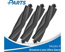 Dreame L10s Ultra Gen3 Borstels (3 Stuks, Plus.Parts® alternatief voor RMSRB0)
