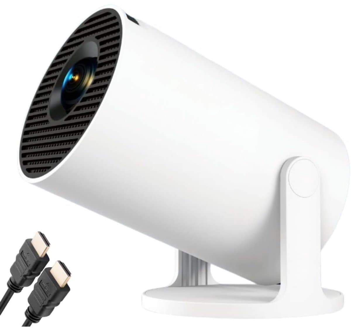 MIRA® Draagbare beamer - Beamer - Projector - Mini Beamer - Wit -10cm x 9cm x 16cm — afbeelding 1