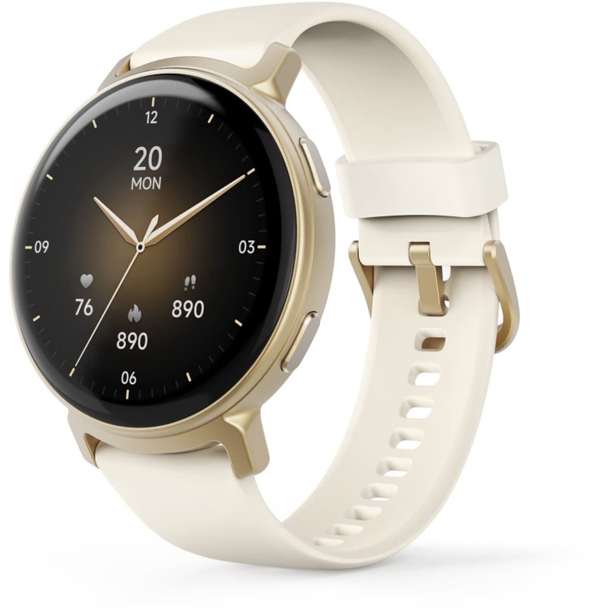 Hama Smartwatch "7020", GPS, AMOLED 43 mm, goud — afbeelding 1