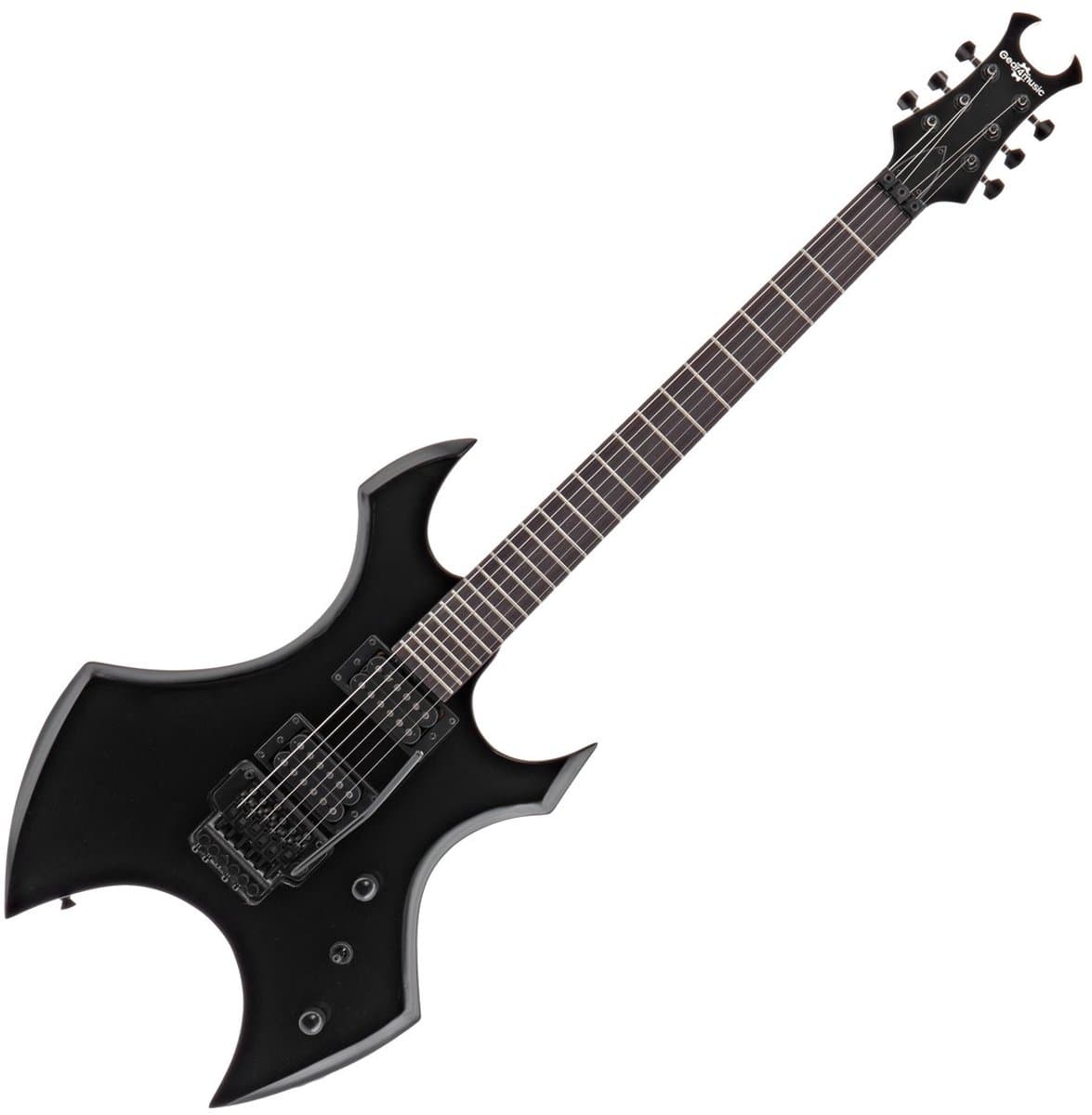Harlem X Elektrische Gitaar van Gear4music, Zwart — afbeelding 1