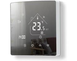 Slimme Thermostaat - Verwarmingsregelaar - Binnen Temperatuur - App & Spraak Bediening - 90x86x27MM - Wit