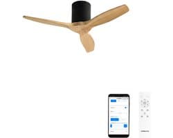 CREATE - Stille 40W plafondventilator met technische ABS bladen in verschillende maten - S - Geen licht - WIFI - WIND CALM