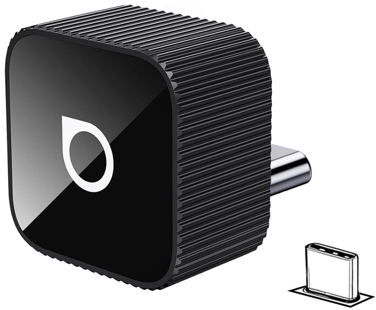 Ottocast Mini Slim USB-C Wireless CarPlay & Android Auto Adapter – Zet Bedrade CarPlay Om Naar Draadloos — afbeelding 1