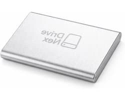 Externe harde schijf - Draagbare SSD - Gegevens opslaan - Plug & Play - 2 Terabyte - Zilver