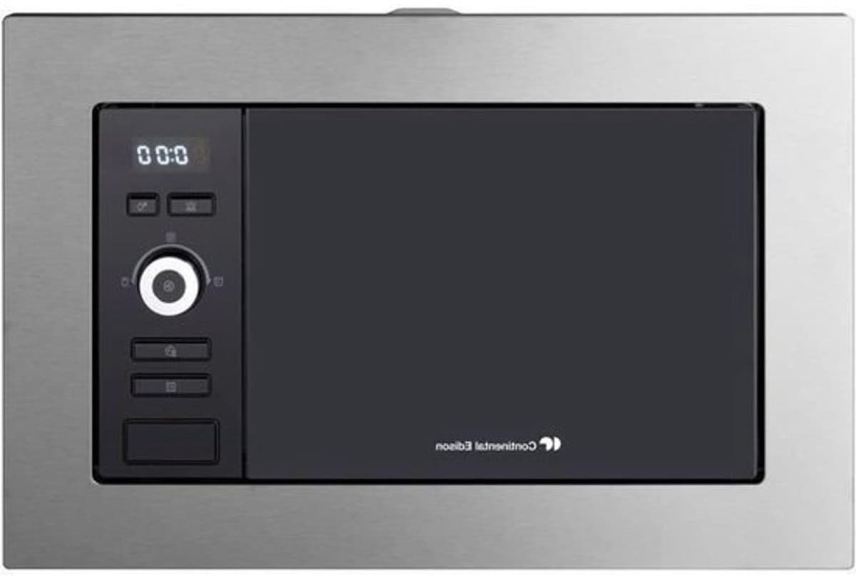 Inbouwmagnetron met Grill - Oven Combimagnetron - Snel Eten Opwarmen - Met Grillfunctie - 20 Liter - Zilver — afbeelding 1