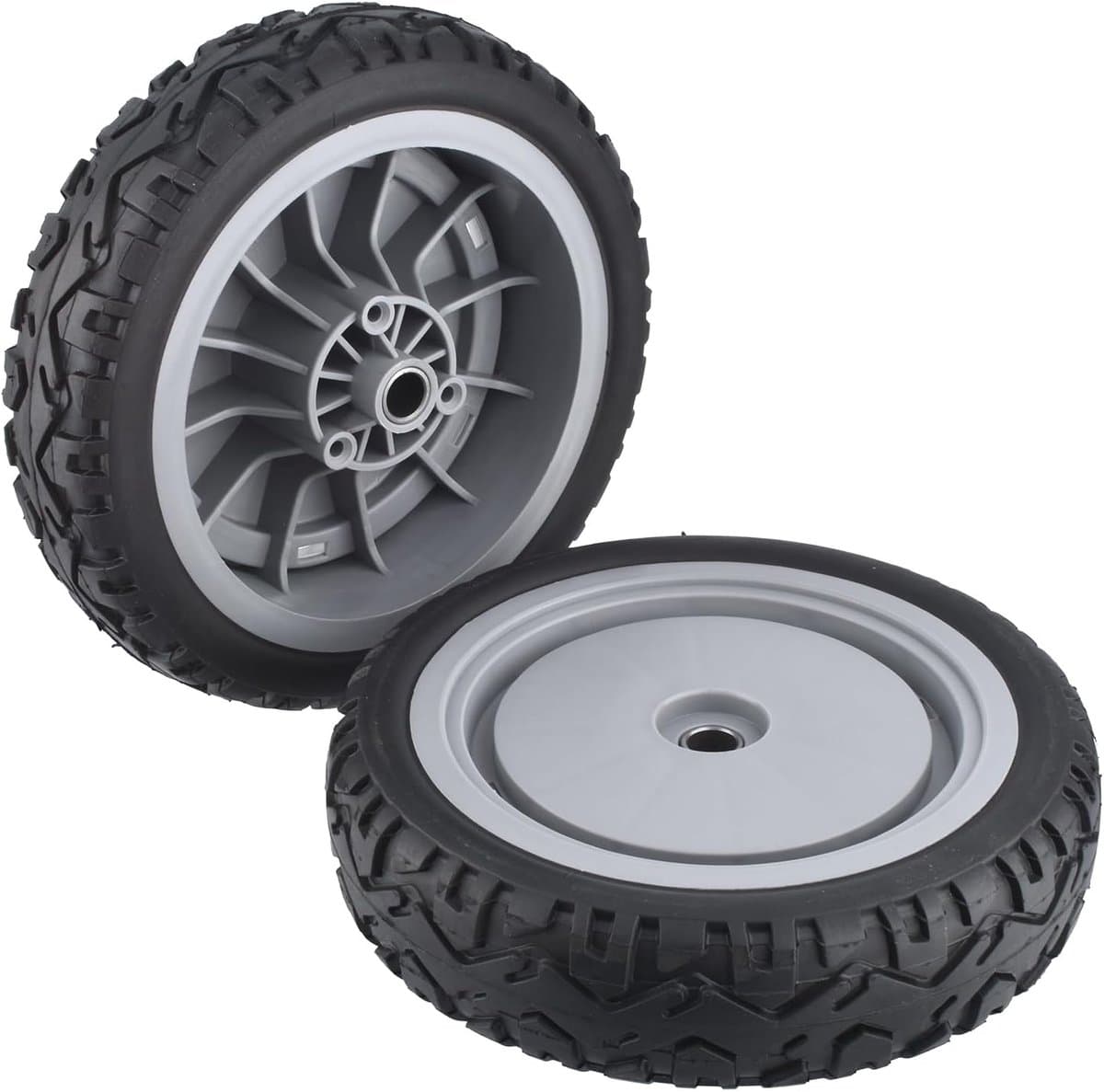 Dailygoods- Grasmaaier Voorwiel Vervangt OEM-onderdeel 107-3708 - 2 Stuks - Geschikt voor Super Recycler - Grootte 8X2 Inch - Hoogwaardige Kwaliteit - — afbeelding 1