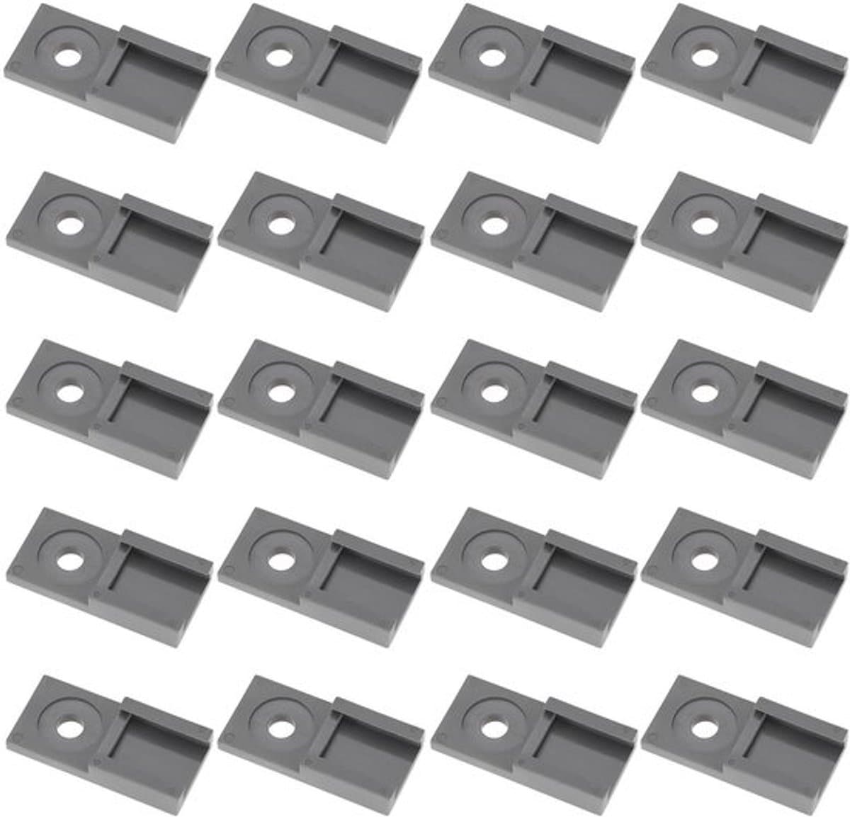 20 stuks montageclips voor autoconnectoren 1011-026-0205, compatibel met Deutsch DT DTM DTHD DTP-serie connectoren — afbeelding 1