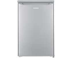 Heinner HF-HM127SE++ Tafelmodel Koelkast 127 L – Instelbare Thermostaat – LED-verlichting – Automatische Ontdooiing – Omkeerbare Deur – Zilver – 5 Jaar Garantie