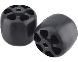 SnelShoppen - 2 Pack Tractor Molen Anti Schaalwielen 40" 44" 48" Vervangingswielen voor Kubota, Kunststof, 3-7/8" x 4", Tuin, Grasmaaier