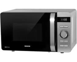Krachtige Magnetron - Stille Oven - Snel Eten Opwarmen - 8 Automatische Programma's - 17 Liter - Zilver