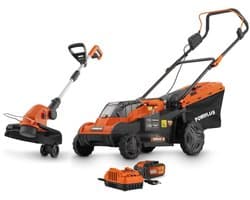Dual Power Tuingereedschapsset borstelloos POWDPG75569 - 2 items incl. batterij 2x20V 5.0/2.5Ah en lader, 1 acc.