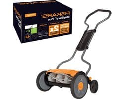 Kooimaaier - Cilindrische grasmaaier - Gazononderhoud - Contactloos maaisysteem - 43 cm maaibreedte - Zwart oranje zilver