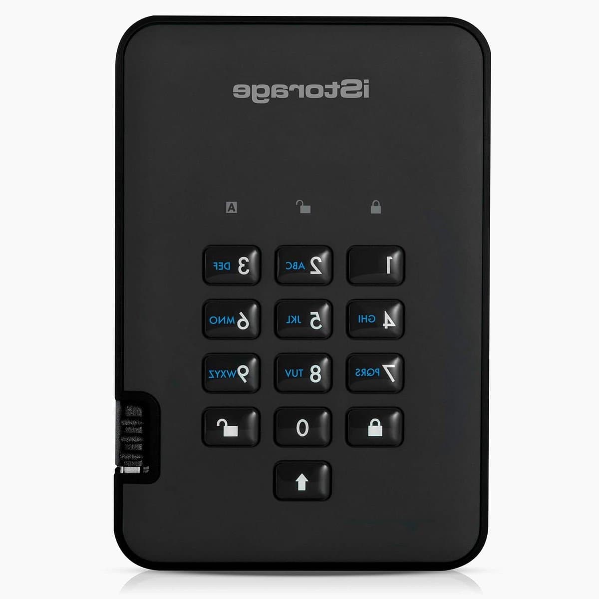 Externe SSD - Draagbare Opslag - Data Beveiligen - PIN Beveiligd - 512 GB - Zwart — afbeelding 1