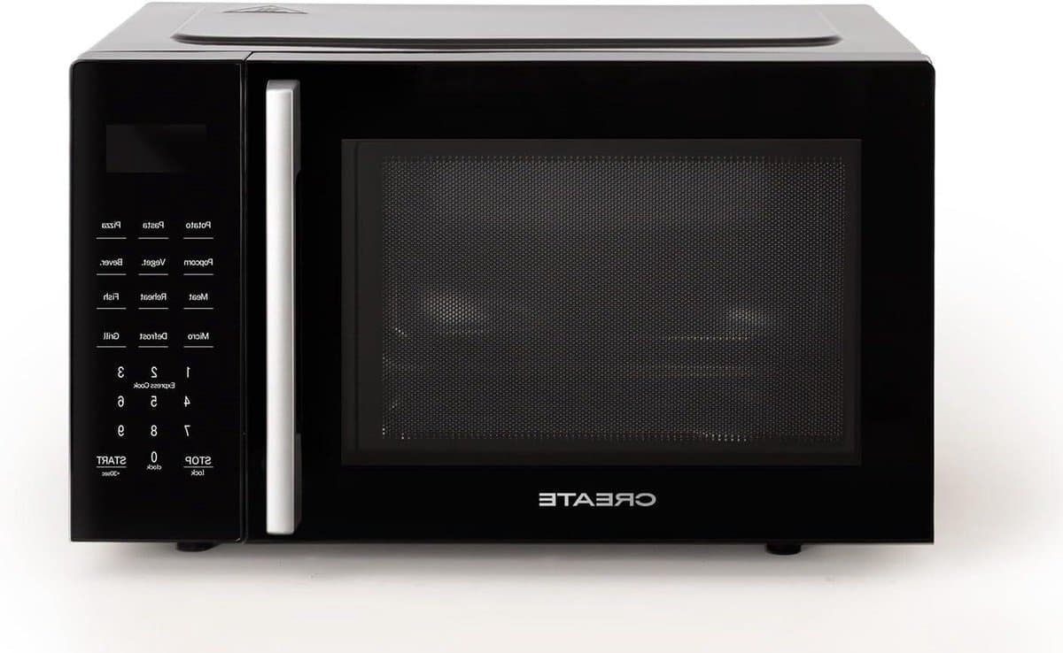 Magnetron met grill - Oven combi - Snel koken - Digitale bediening - 23 liter inhoud - Zwart — afbeelding 1