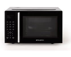 Magnetron met grill - Oven combi - Snel koken - Digitale bediening - 23 liter inhoud - Zwart