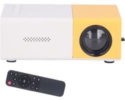 SnelShoppen - Mini Projector TFT LCD Video Projector - Draagbare Home Theater Beamer met Ingebouwde Speaker - Compatibel met USB, AV, Smartphone, Tabl