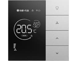 Digitale Thermostaat - Slimme Regelaar - Comfort Regelen - Wekelijks Programmeerbaar - 86x86mm - Wit