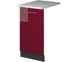 Vaatwasserpaneel - Keukenfront - Keuken Integratie - Zachtsluitend - 45 cm breed - Bourgogne hoogglans