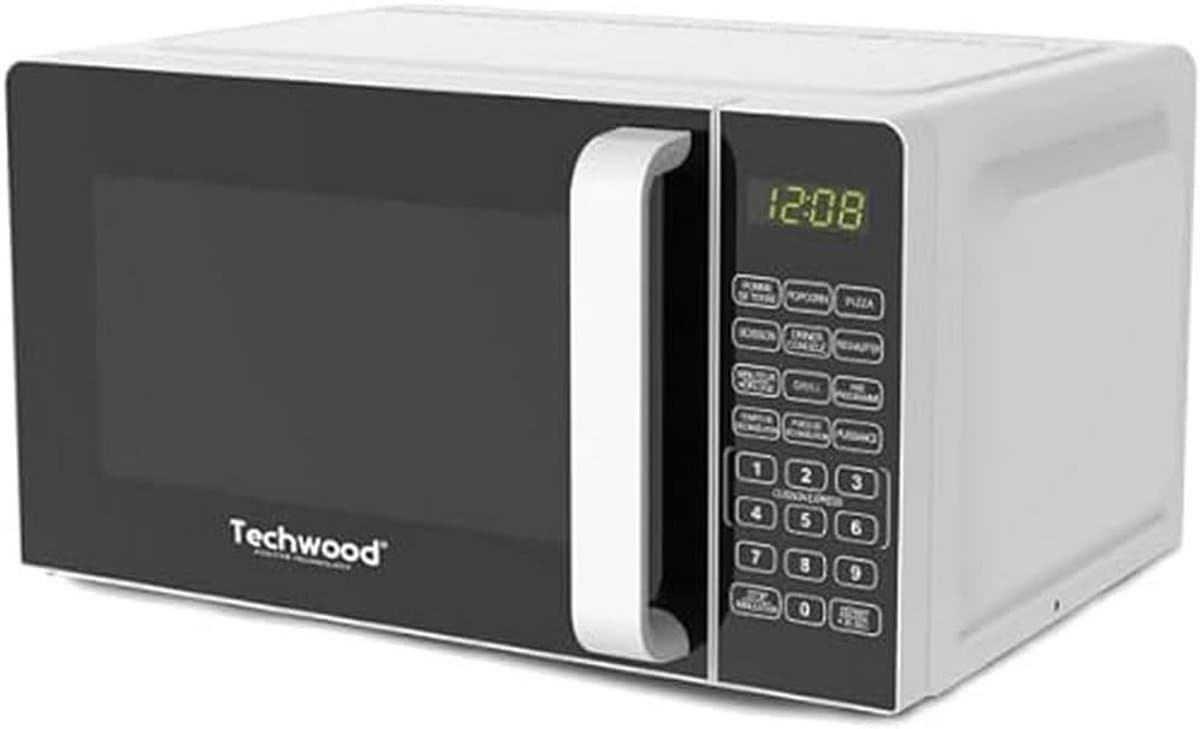 Magnetron met Grill - Compacte Oven - Snel Maaltijden Bereiden - Digitale Bediening - 20 Liter Inhoud - Wit — afbeelding 1