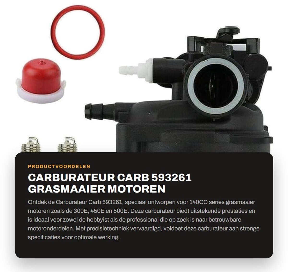 Dailygoods- Carburateur Precisietechniek - Carburateur Reiniger - Carburateur Afstelgereedschap - Verbeterde Gasrespons - Eenvoudig Onderhoud - Corrosiebestendig - Motorcarburateur — afbeelding 1