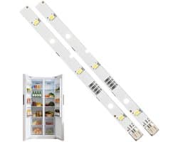 Koelkast LED Strip - Vervangende Verlichting - Koelkast Verlichten - Brede Compatibiliteit - 16 cm - Koud Wit