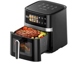 UrbanSelect - Airfryer 5.5 Liter - 8 kookprogramma's - Minder vet