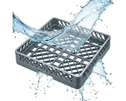 Universele Vaatwasser Mand voor Glazen en Koppen 500x500mm Krasvrij Stapelbaar