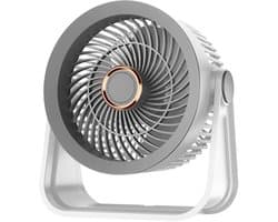 Tafelventilator - Bureau ventilator usb - Draagbare bureauventilator - Wandventilator - Bureau ventilator stil - Bureau ventilator - Aroma diffuser - Gebroken wit - ABS