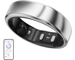 Ringconn Smart Ring Gen 2 Air - Maat-#7 - Kleur: Zilver