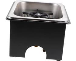 Glazenwasser Spoeler - Bekerspoeler Kopjeswasser - Snel Glazen Reinigen - Krachtige Hogedruk Spoeling - 18 x 16.5 x 13 cm