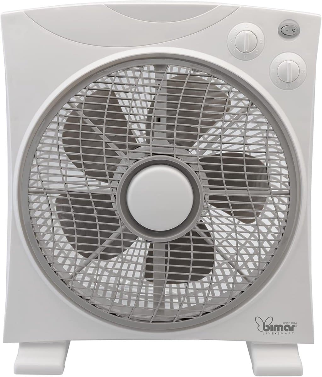 Box Ventilator - Ventilator Box - Ruimte Koelen - 3 Snelheden + Rotatie - 385x445x153 mm - Wit — afbeelding 1