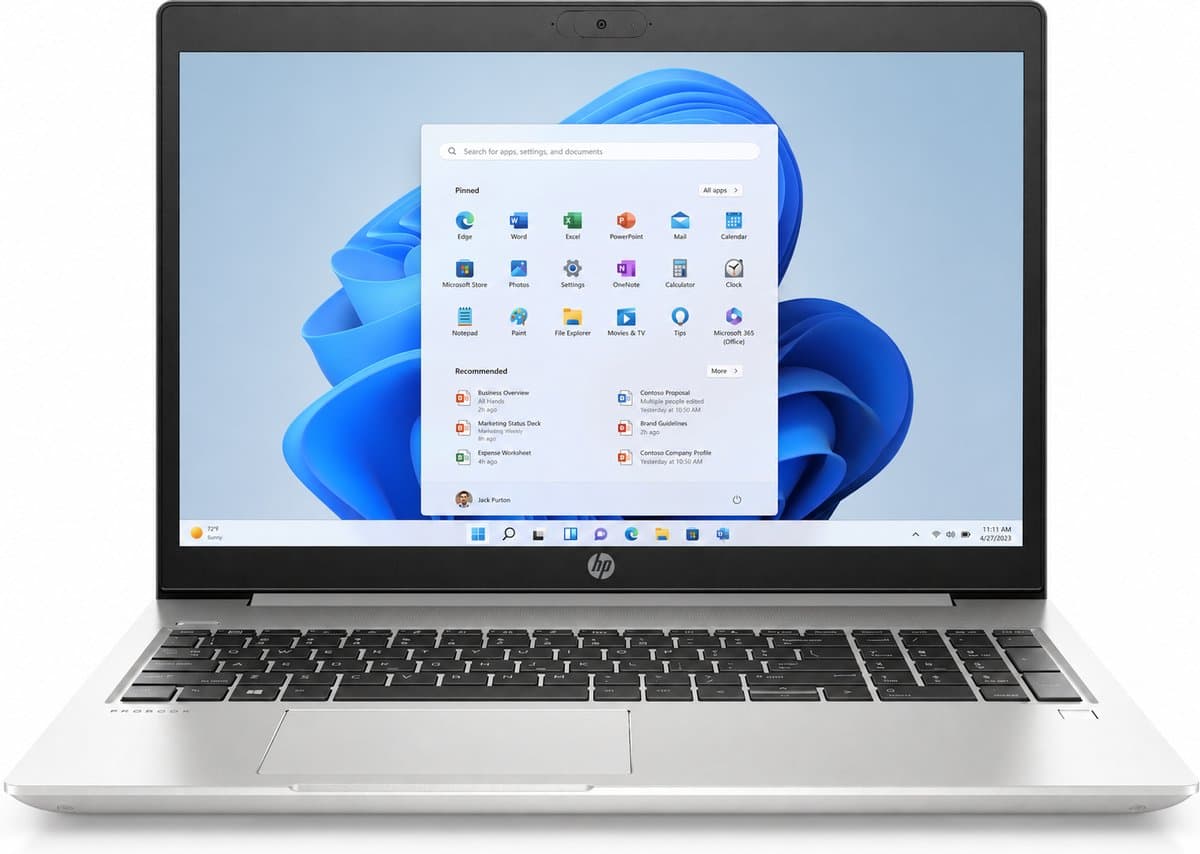 HP ProBook 450 G6 - i5-8265U - 8 GB - 256 GB SSD - 15.6 inch - Windows 11 — afbeelding 1